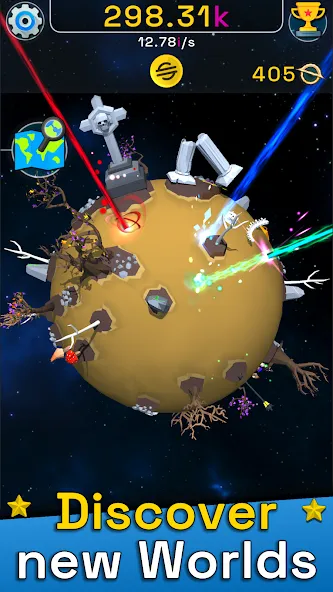 Взлом Planet Evolution: Idle Clicker (Планета Эволюция)  [МОД Mega Pack] — стабильная версия apk на Андроид screen 2