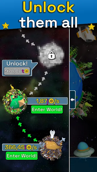 Взлом Planet Evolution: Idle Clicker (Планета Эволюция)  [МОД Mega Pack] — стабильная версия apk на Андроид screen 5