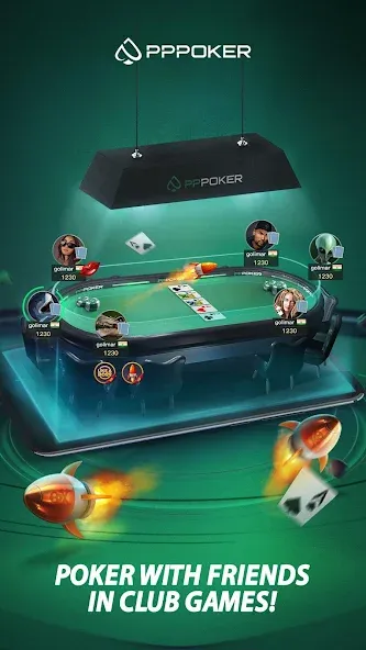 Скачать взлом PPPoker-Home Games  [МОД Unlocked] — последняя версия apk на Андроид screen 4