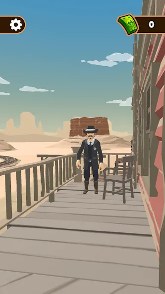 Взлом Western Cowboy: Shooting Game (Вестерн Каубой)  [МОД Unlocked] — последняя версия apk на Андроид screen 1