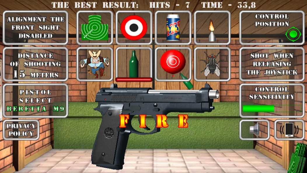 Взлом Pistol shooting. Desert Eagle (Пистолет стрельбы симулятор)  [МОД Mega Pack] — полная версия apk на Андроид screen 1