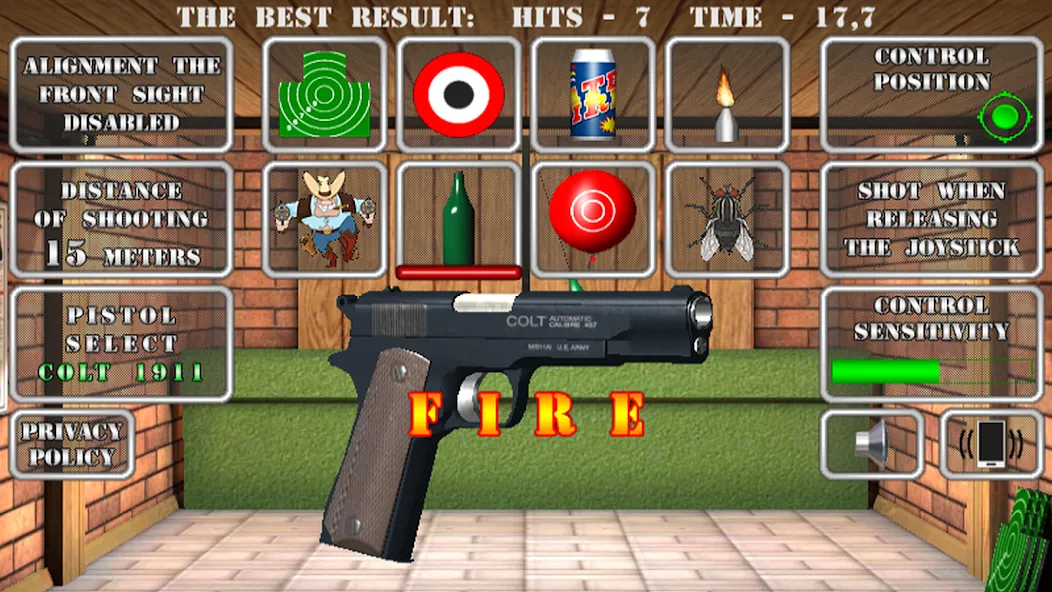 Взлом Pistol shooting. Desert Eagle (Пистолет стрельбы симулятор)  [МОД Mega Pack] — полная версия apk на Андроид screen 2