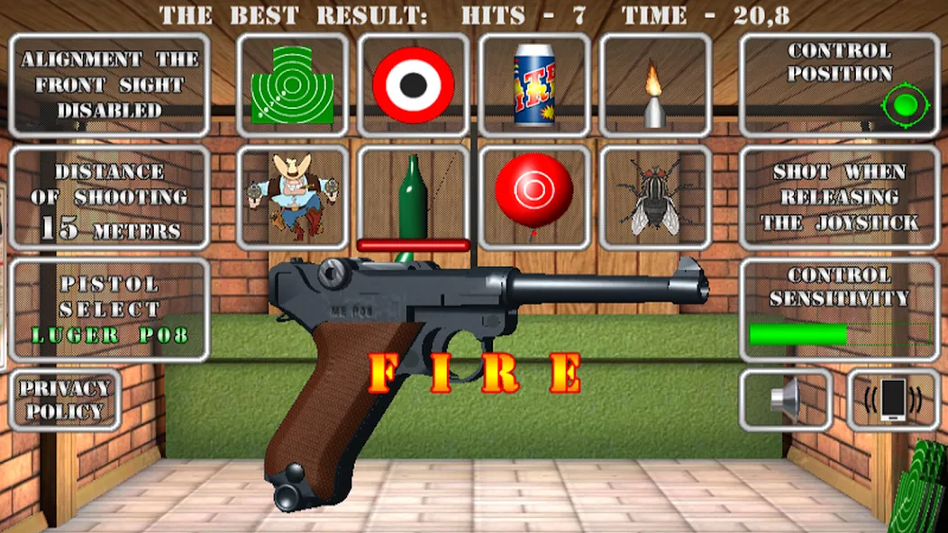 Взлом Pistol shooting. Desert Eagle (Пистолет стрельбы симулятор)  [МОД Mega Pack] — полная версия apk на Андроид screen 3