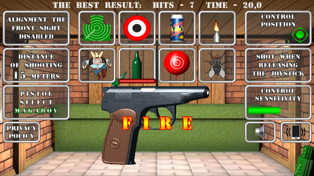 Взлом Pistol shooting. Desert Eagle (Пистолет стрельбы симулятор)  [МОД Mega Pack] — полная версия apk на Андроид screen 4