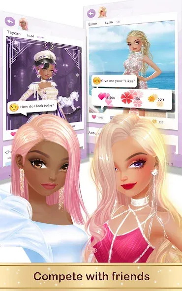 Скачать взлом Fashion Fantasy: Glam Stylist (Фэшн Фэнтези)  [МОД Unlocked] — полная версия apk на Андроид screen 3