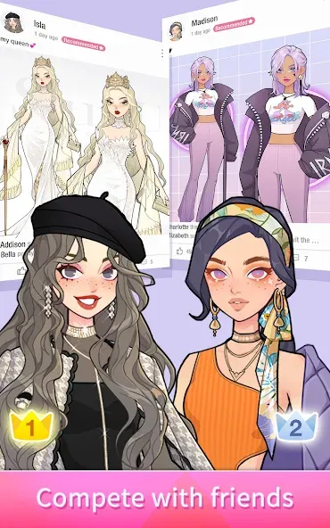 Взлом SuitU: Fashion Avatar Dress Up (уитУ)  [МОД Все открыто] — стабильная версия apk на Андроид screen 5