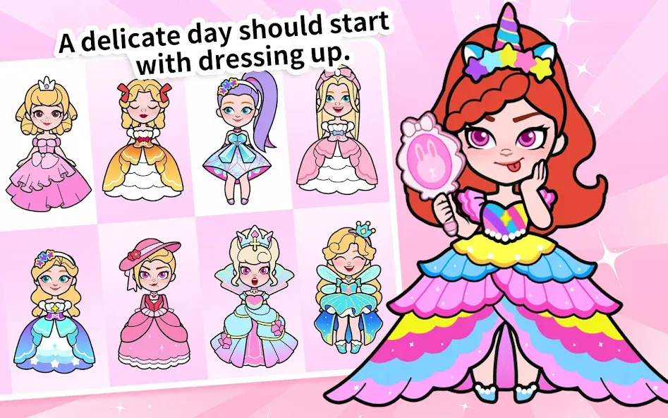 Скачать взлом Paper Princess's Dream Castle  [МОД Mega Pack] — полная версия apk на Андроид screen 2