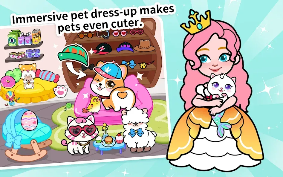 Скачать взлом Paper Princess's Dream Castle  [МОД Mega Pack] — полная версия apk на Андроид screen 3