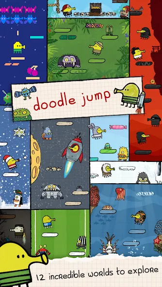 Взломанная Doodle Jump (Дудл Джамп)  [МОД Unlimited Money] — полная версия apk на Андроид screen 2