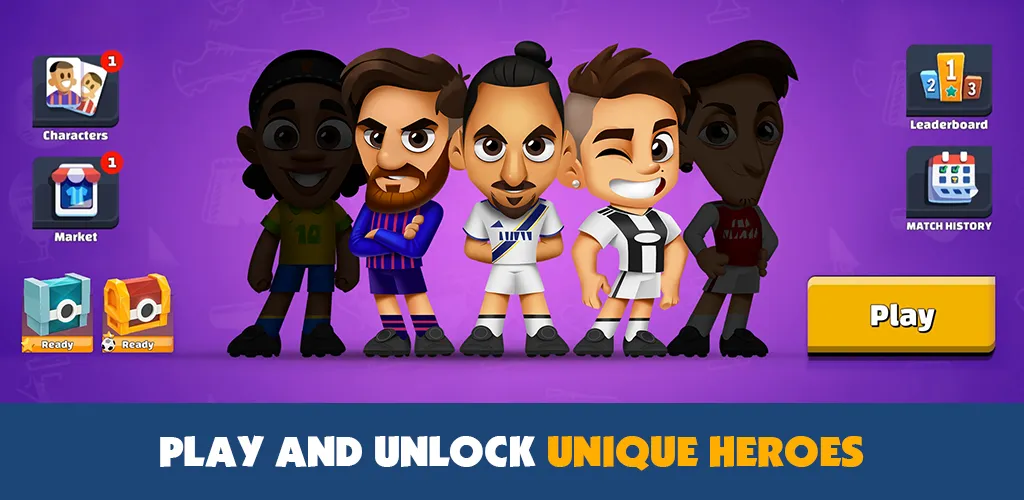 Скачать взлом Super Soccer 3v3 (Online) (упер футбол 3 на 3)  [МОД Unlocked] — стабильная версия apk на Андроид screen 3