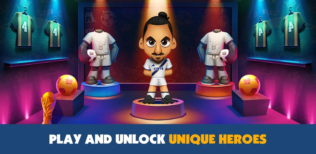 Скачать взлом Super Soccer 3v3 (Online) (упер футбол 3 на 3)  [МОД Unlocked] — стабильная версия apk на Андроид screen 4