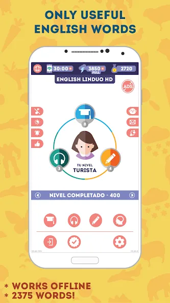 Скачать взломанную English for Beginners: LinDuo  [МОД Unlimited Money] — последняя версия apk на Андроид screen 3