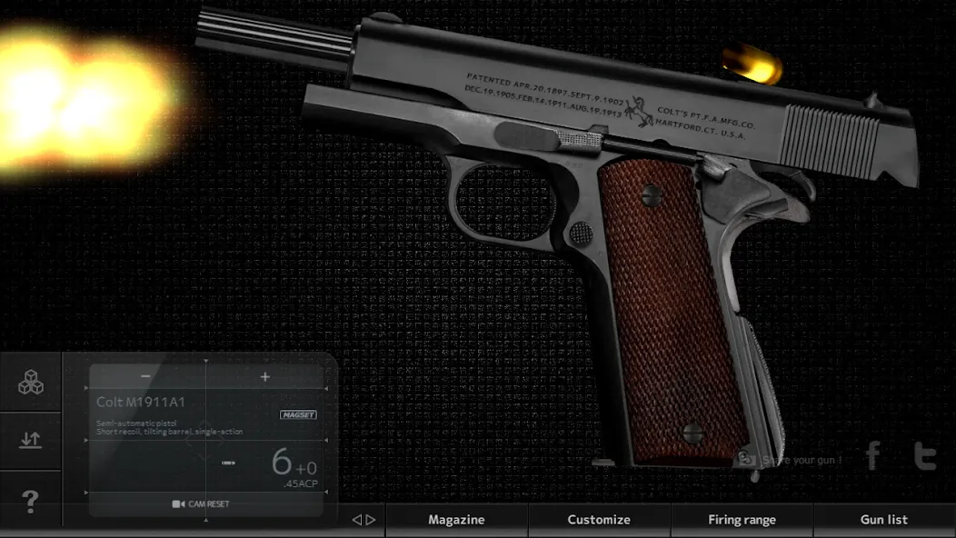 Скачать взломанную Magnum3.0 Gun Custom Simulator  [МОД Бесконечные деньги] — стабильная версия apk на Андроид screen 1