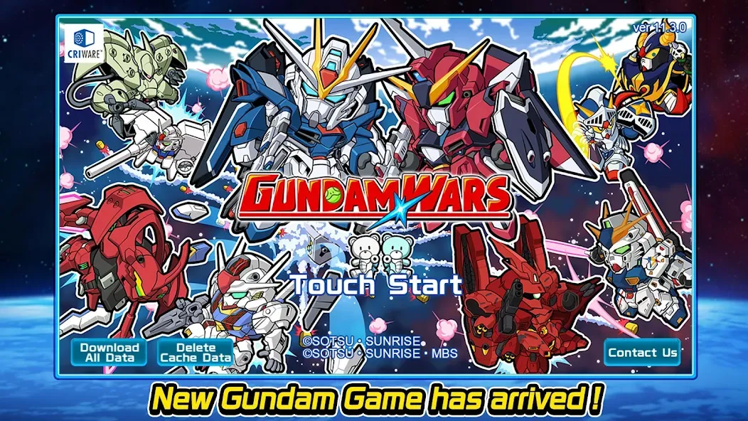 Скачать взломанную LINE: Gundam Wars (Лайн)  [МОД Меню] — полная версия apk на Андроид screen 1