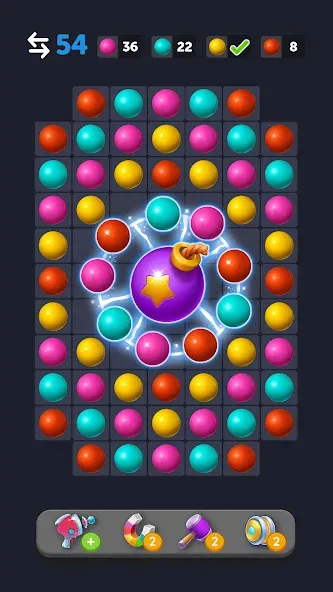 Взлом Bubble Link — Connect & Match (Бабл Линк)  [МОД Menu] — стабильная версия apk на Андроид screen 2