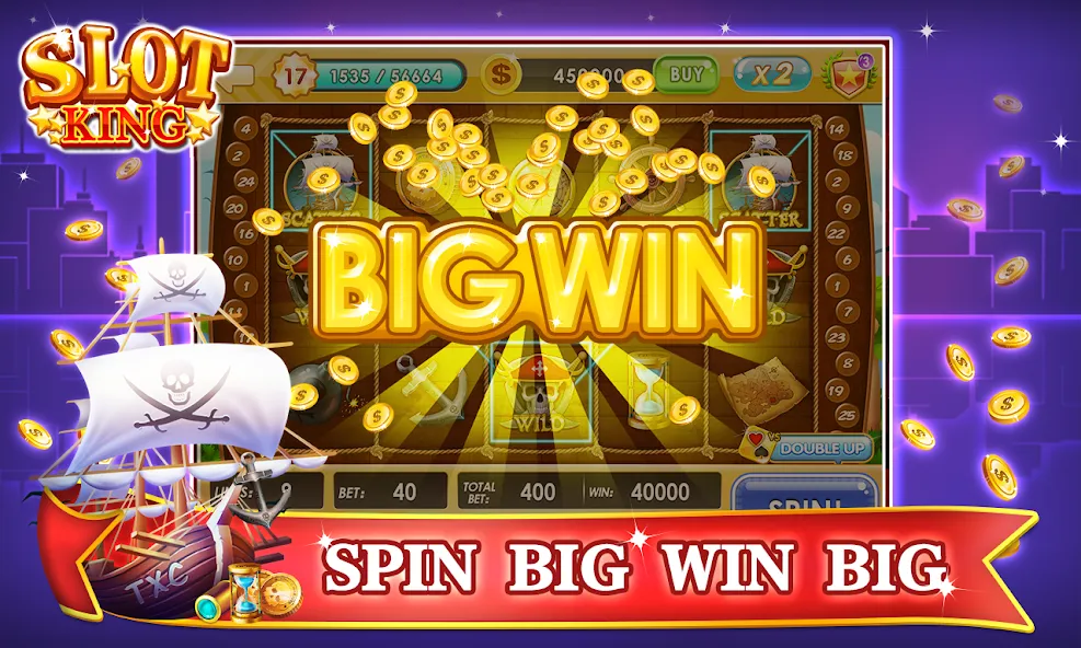 Взломанная Slots Machines — Vegas Casino  [МОД Много монет] — полная версия apk на Андроид screen 2