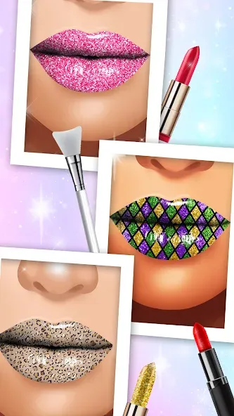 Скачать взлом Lip Art Makeup Beauty Game  [МОД Все открыто] — стабильная версия apk на Андроид screen 1