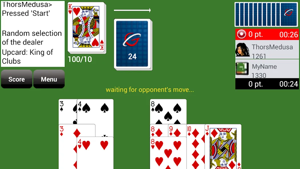 Взлом Gin Rummy GC Online (Джин Рамми Онлайн)  [МОД Menu] — полная версия apk на Андроид screen 1