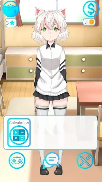 Взломанная My anime girl 2 (Май аниме грл 2)  [МОД Все открыто] — полная версия apk на Андроид screen 1