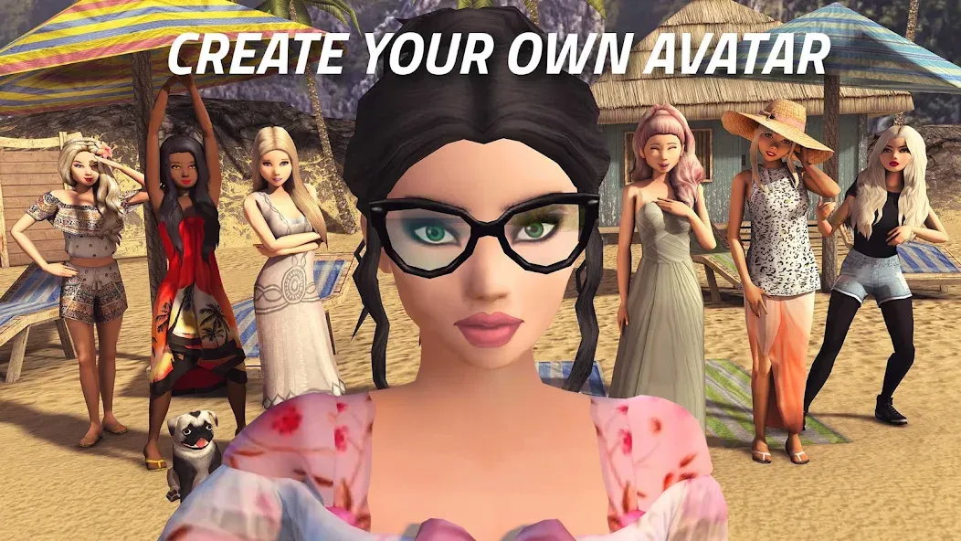 Скачать взломанную Avakin Life — 3D Virtual World (Авакин Лайф)  [МОД Меню] — полная версия apk на Андроид screen 1