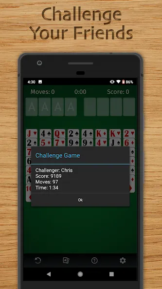 Взломанная FreeCell Solitaire Classic (Фрисел Солитер Классик)  [МОД Unlocked] — полная версия apk на Андроид screen 4