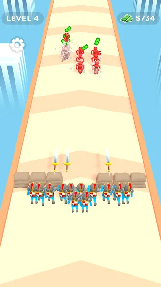 Скачать взлом Crowd Evolution!  [МОД Бесконечные монеты] — полная версия apk на Андроид screen 4