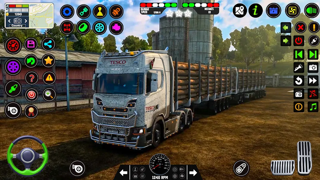 Взлом City Truck Simulator 2023  [МОД Бесконечные монеты] — стабильная версия apk на Андроид screen 2