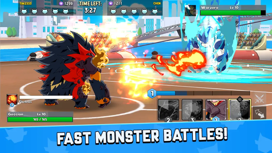 Скачать взлом Monster Masters  [МОД Mega Pack] — последняя версия apk на Андроид screen 1