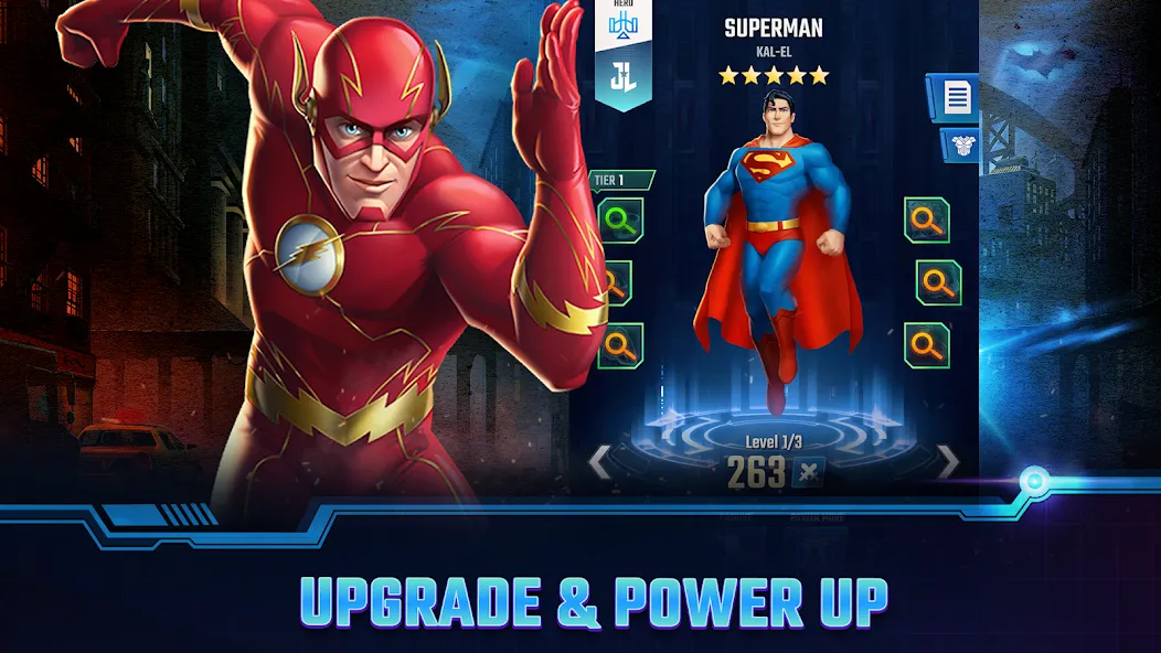 Скачать взломанную DC Heroes & Villains: Match 3  [МОД Бесконечные монеты] — стабильная версия apk на Андроид screen 5