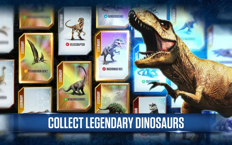 Взлом Jurassic World™: The Game (Джурассик Ворлд)  [МОД Много монет] — последняя версия apk на Андроид screen 4