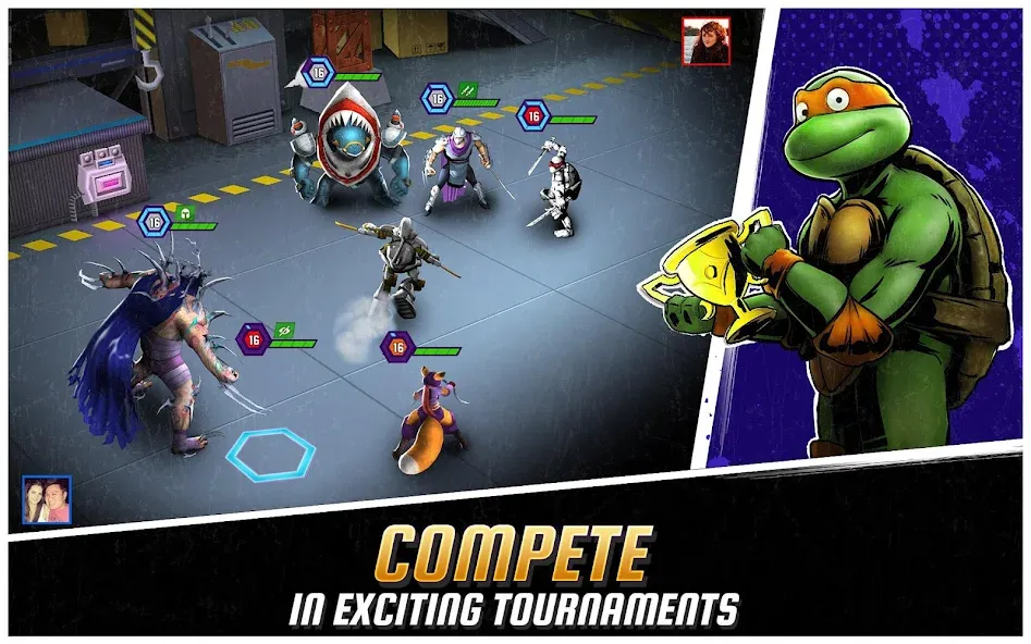 Скачать взломанную Ninja Turtles: Legends  [МОД Menu] — полная версия apk на Андроид screen 3