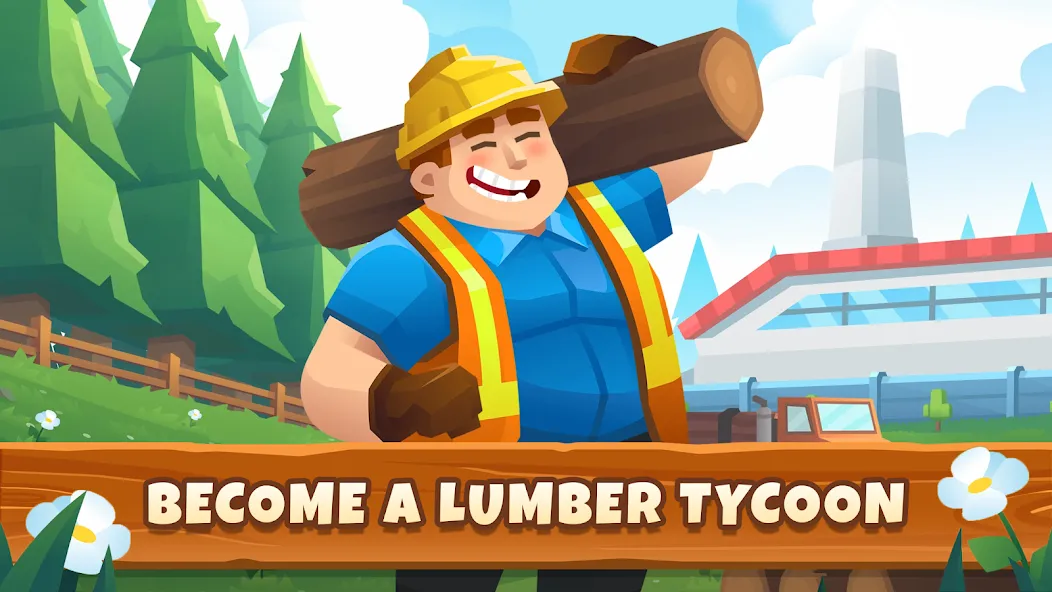 Взлом Idle Lumber — Bedrijfs Magnate (Айдл Ламбер)  [МОД Много монет] — полная версия apk на Андроид screen 5