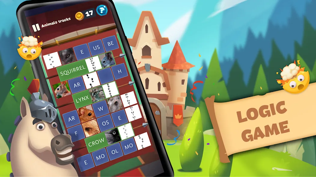 Взломанная Word Logic — Brain Game Puzzle  [МОД Много монет] — последняя версия apk на Андроид screen 1