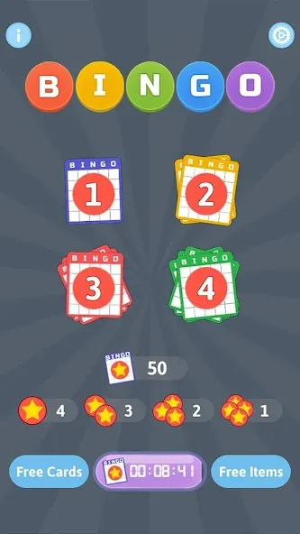 Взломанная Bingo Mania — Light Bingo Game (Бинго Мания)  [МОД Menu] — последняя версия apk на Андроид screen 2