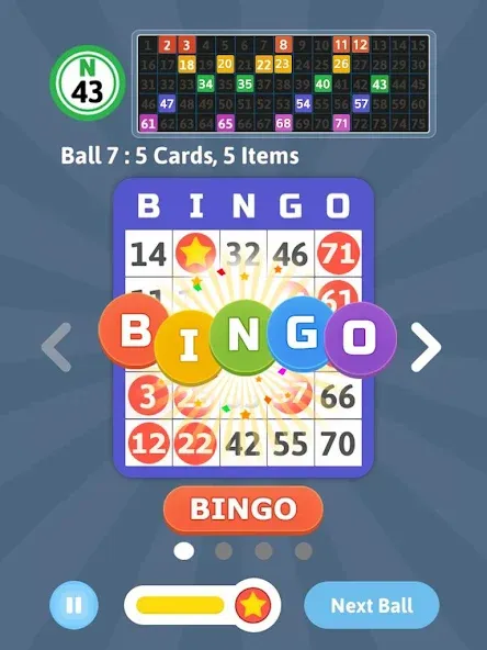 Взломанная Bingo Mania — Light Bingo Game (Бинго Мания)  [МОД Menu] — последняя версия apk на Андроид screen 5