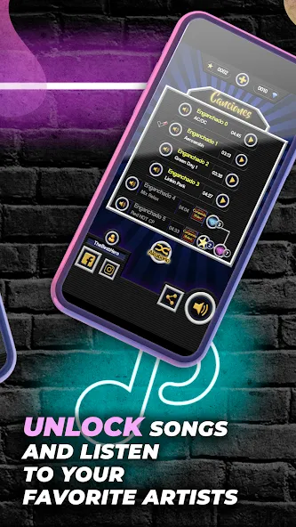 Скачать взлом Guitar Hero Game: EDM Music (ЭДМ)  [МОД Много денег] — стабильная версия apk на Андроид screen 2