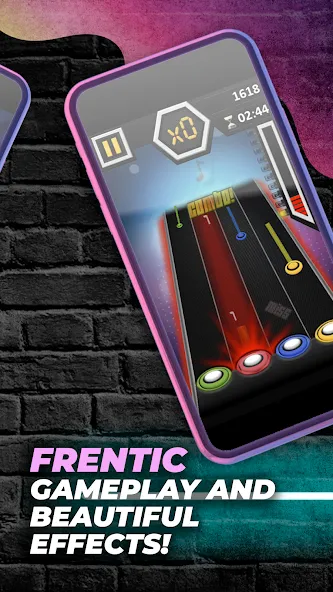 Скачать взлом Guitar Hero Game: EDM Music (ЭДМ)  [МОД Много денег] — стабильная версия apk на Андроид screen 3