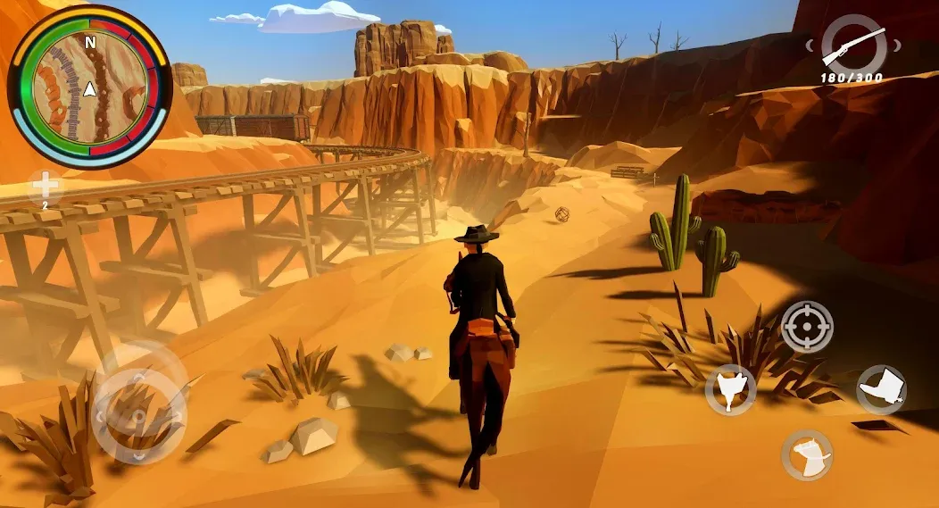 Взлом West Cowboy Western Polygon  [МОД Unlocked] — стабильная версия apk на Андроид screen 1