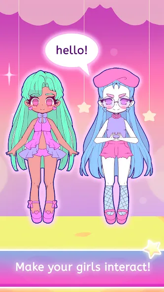 Взлом Mimistar dress up chibi doll (Министар)  [МОД Много денег] — последняя версия apk на Андроид screen 5