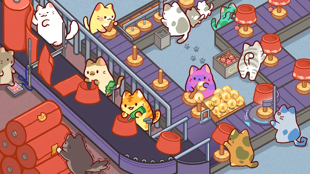 Взломанная Kitty Cat Tycoon (Китти Кэт Тайкун)  [МОД Много денег] — полная версия apk на Андроид screen 2