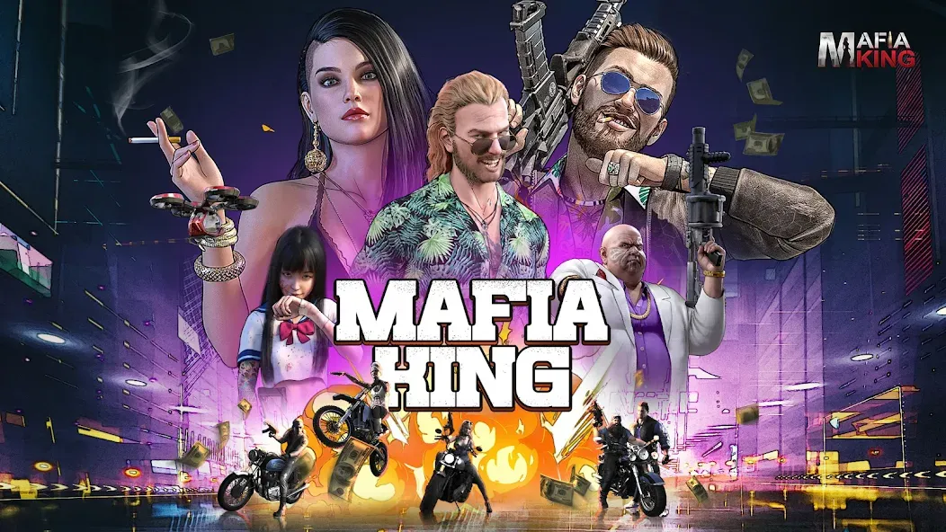 Взломанная Mafia King (Мафиозный Король)  [МОД Menu] — последняя версия apk на Андроид screen 1