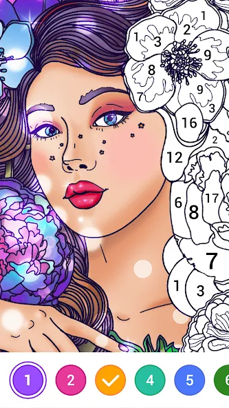 Скачать взлом Magic Paint: Color by number (Магик Пейнт)  [МОД Все открыто] — последняя версия apk на Андроид screen 1