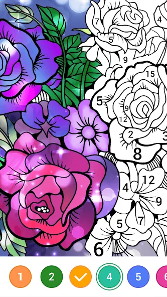 Скачать взлом Magic Paint: Color by number (Магик Пейнт)  [МОД Все открыто] — последняя версия apk на Андроид screen 2