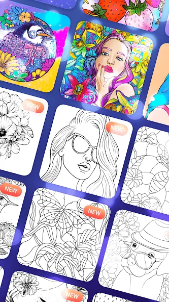 Скачать взлом Magic Paint: Color by number (Магик Пейнт)  [МОД Все открыто] — последняя версия apk на Андроид screen 3