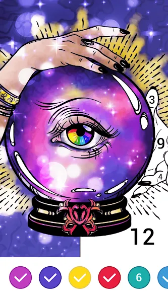 Скачать взлом Magic Paint: Color by number (Магик Пейнт)  [МОД Все открыто] — последняя версия apk на Андроид screen 4