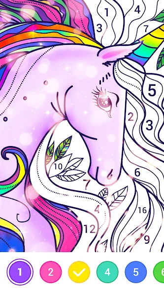 Скачать взлом Magic Paint: Color by number (Магик Пейнт)  [МОД Все открыто] — последняя версия apk на Андроид screen 5