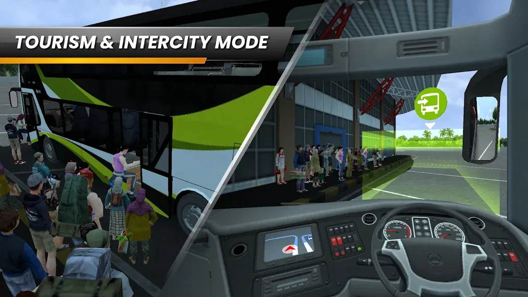 Скачать взломанную Bus Simulator Indonesia (Бус Симулятор Индонезия)  [МОД Много монет] — полная версия apk на Андроид screen 4