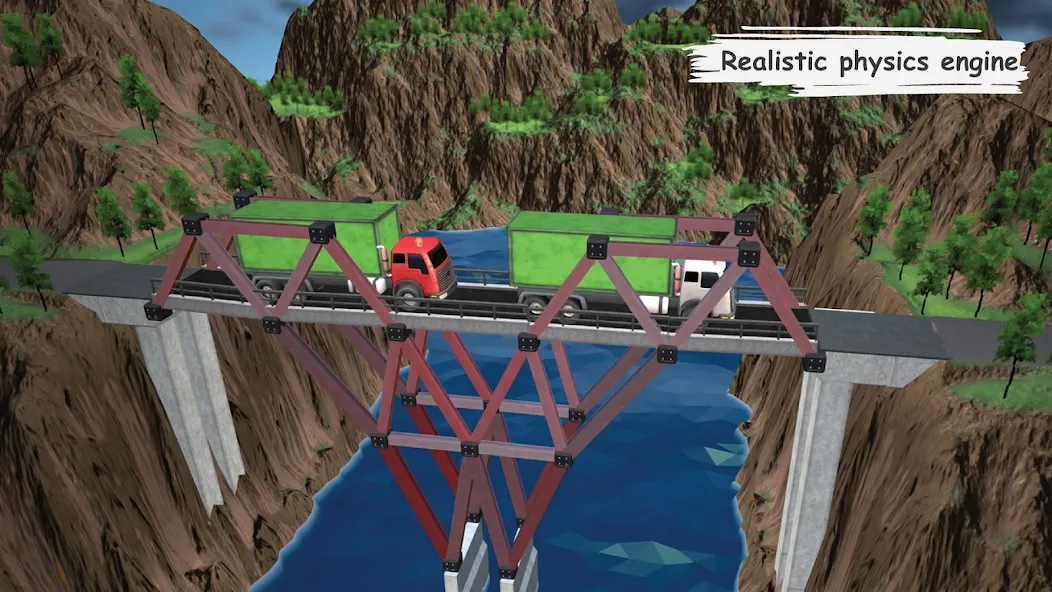 Скачать взлом Bridgezz: Bridge Construction (Бриджзз)  [МОД Бесконечные деньги] — последняя версия apk на Андроид screen 4