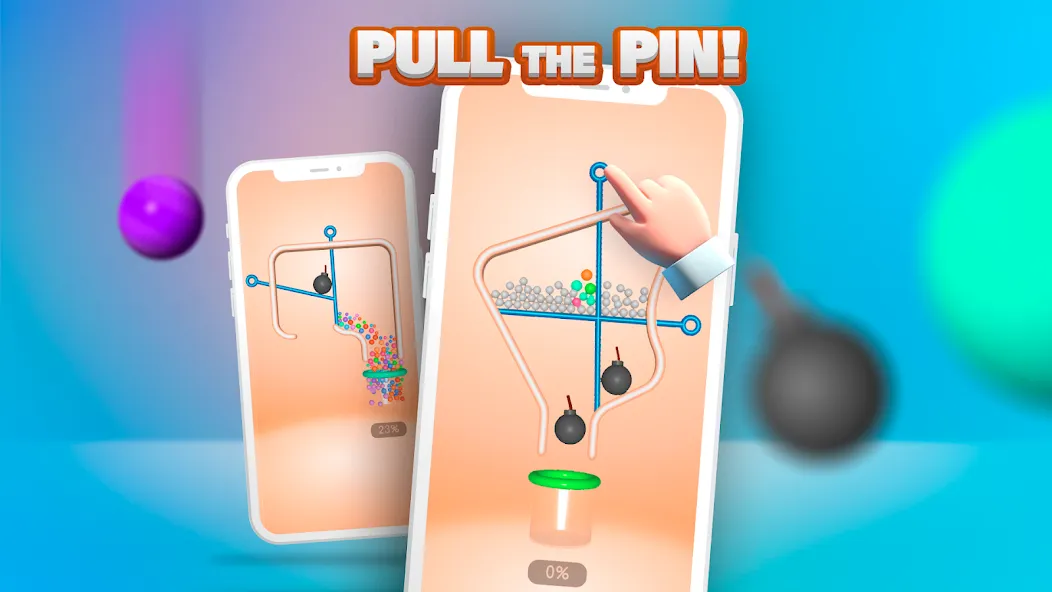 Взломанная Pull the Pin (Пул зе пин)  [МОД Меню] — последняя версия apk на Андроид screen 5