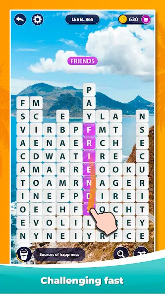 Взломанная Word Surf — Word Game (Ворд Серф)  [МОД Все открыто] — последняя версия apk на Андроид screen 2